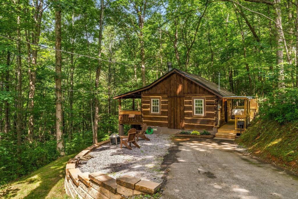 Boozy Bear Bungalow Romantic Cabin 5 Mins 2 Downtown With Hot Tub And Fire Pit ガトリンバーグ エクステリア 写真