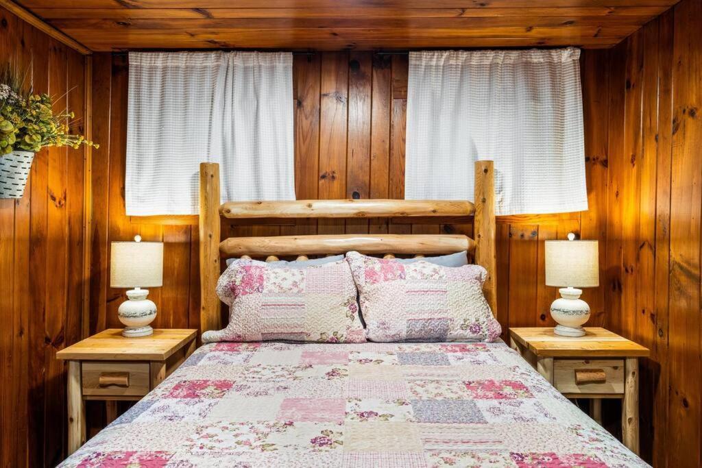 Boozy Bear Bungalow Romantic Cabin 5 Mins 2 Downtown With Hot Tub And Fire Pit ガトリンバーグ エクステリア 写真